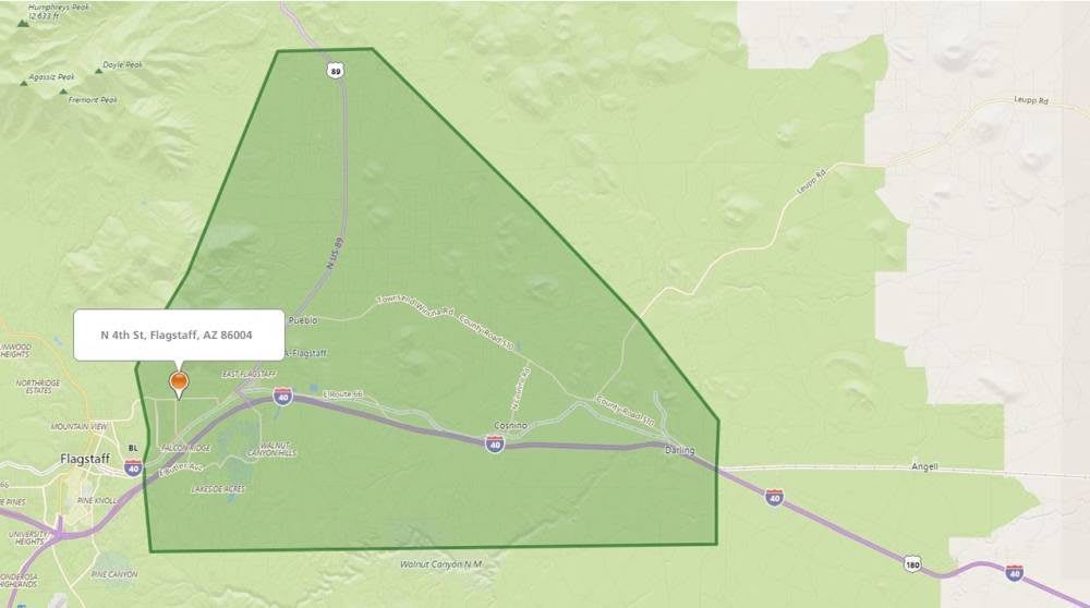 Boundary Map Arizona LLU
