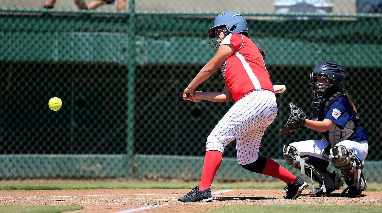 batter swinging