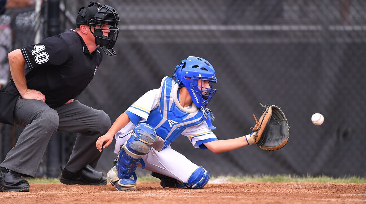umpire and catcher
