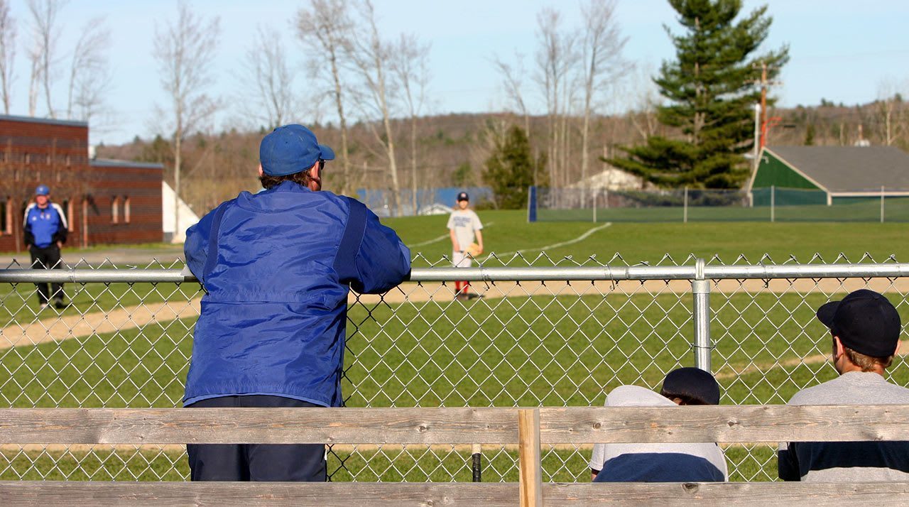 coach watching game