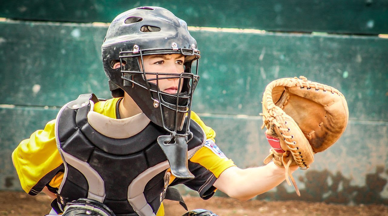 catcher in position