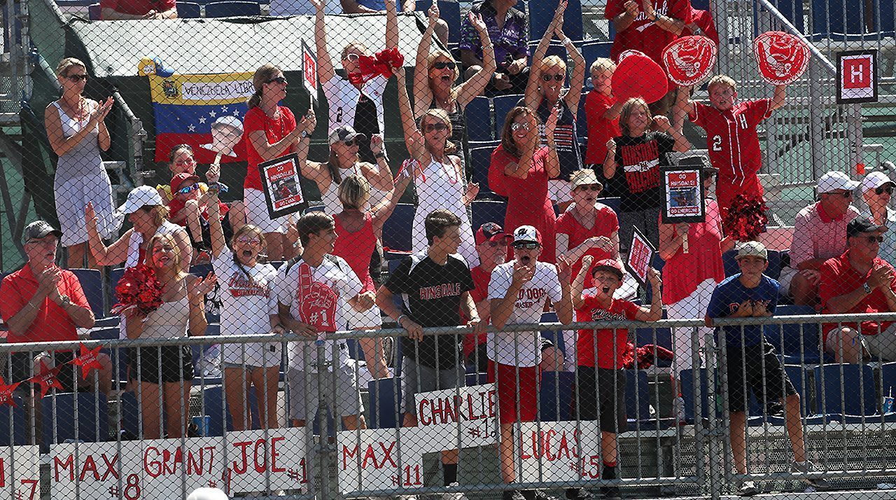 parents in stand