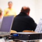 Computer in meeting