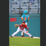 canada first baseman catching ball