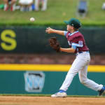 new england player throwing ball