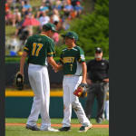 midwest players shaking hands