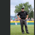umpire in outfield
