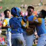 west players celebrating