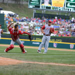 japan catcher throwing ball