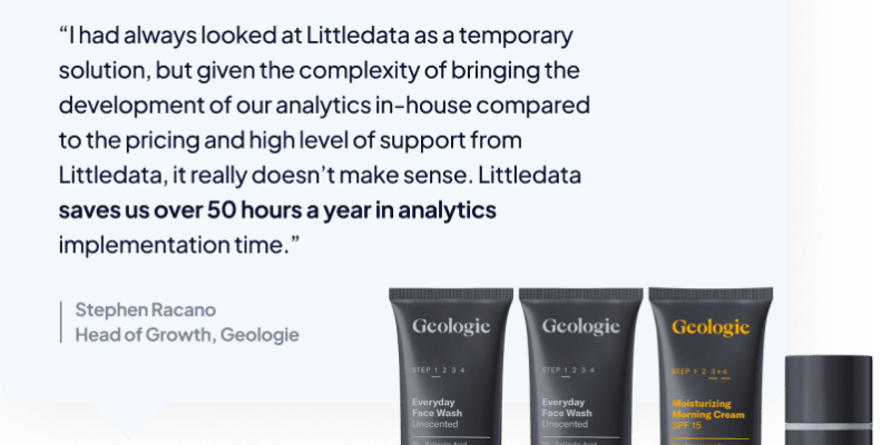 How Geologie leveraged subscription data to boost retention