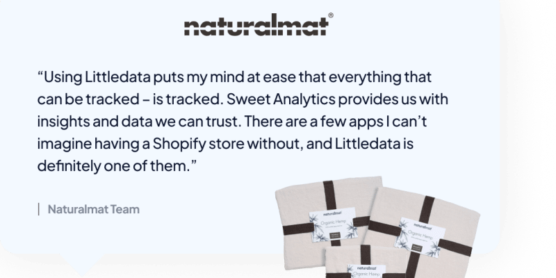 How Naturalmat cut Google Ads CPA by 46% with Littledata and Sweet Analytics