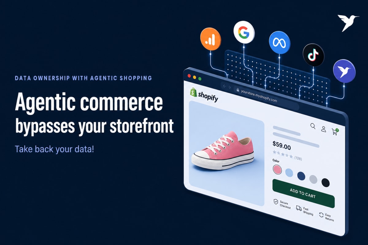 Agentic commerce bypasses your storefront. Take back your data!