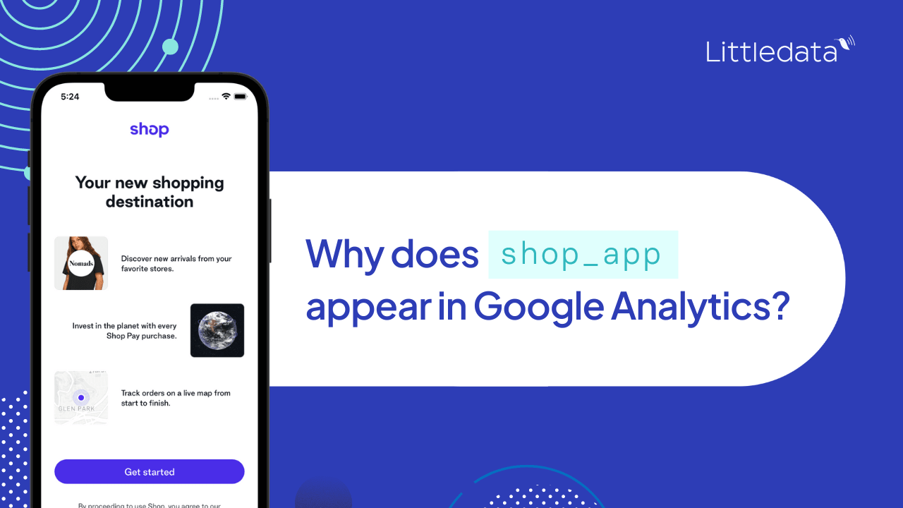 Why does shop_app appear in Google Analytics?