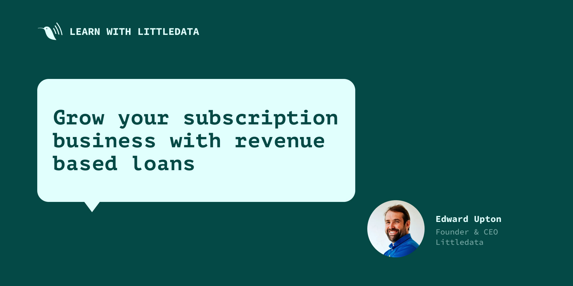 Grow your subscription business with revenue based loans