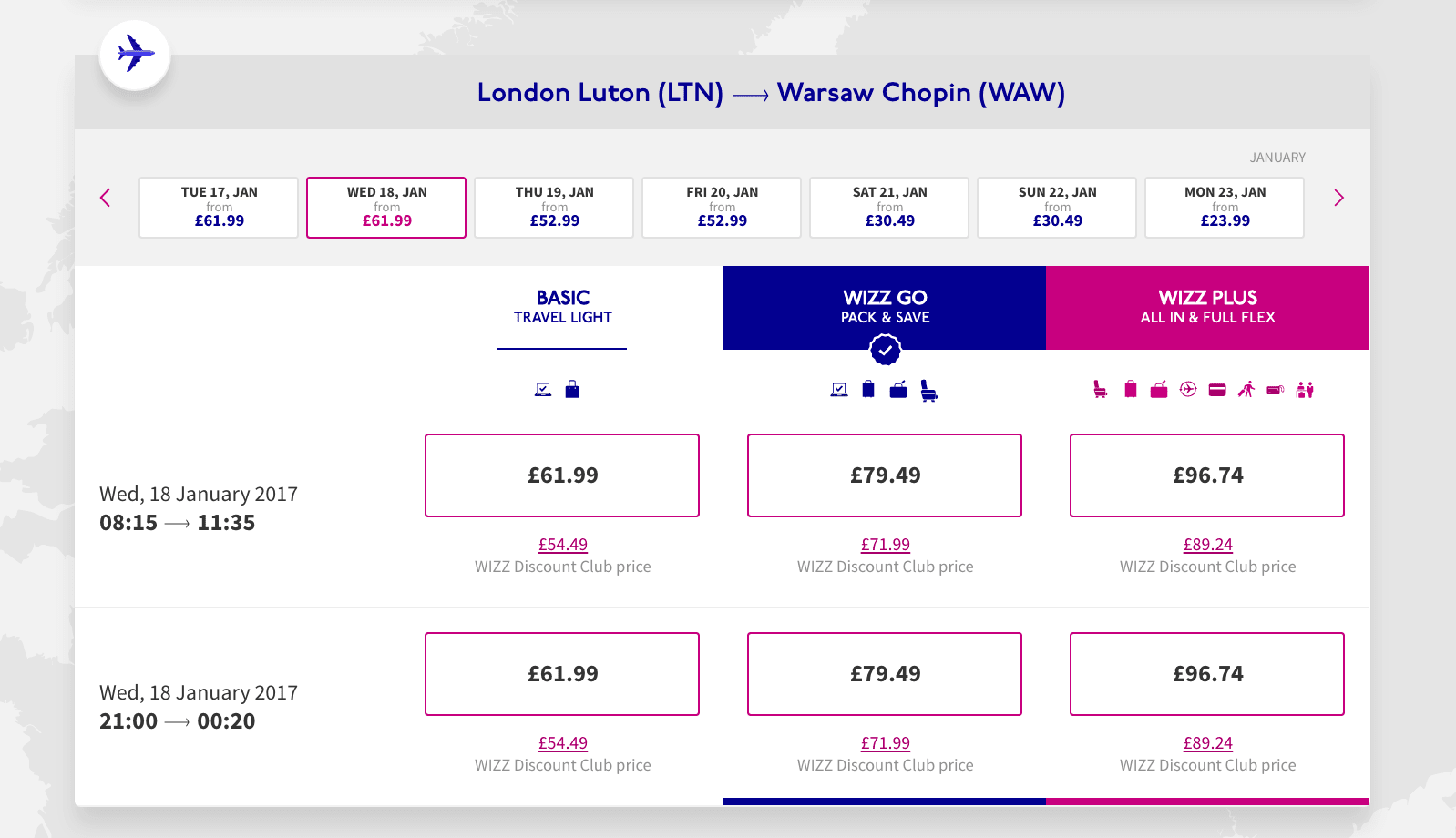 Booking page tracking