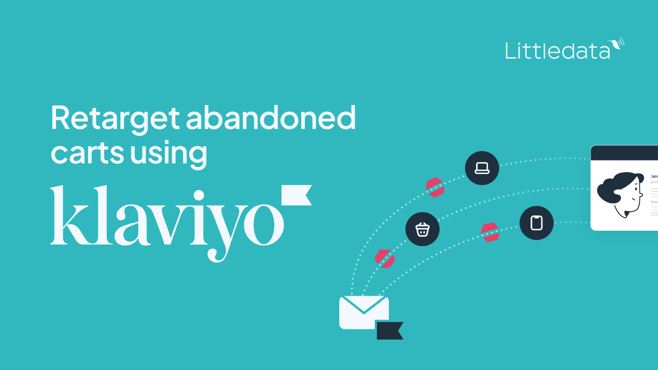 Retarget abandoned carts using Klaviyo