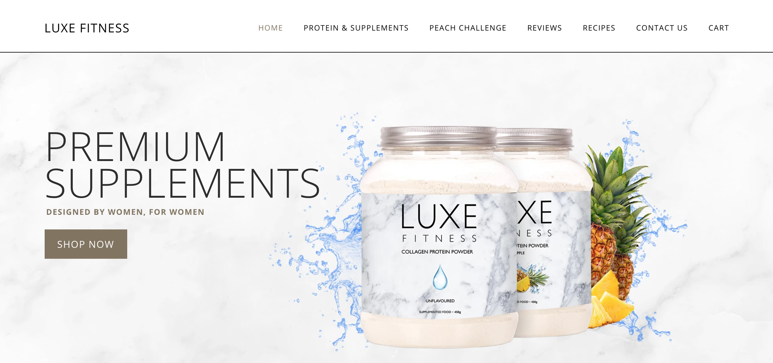 LUXE Fitness - Delicious Protein Shakes and Supplements for Women