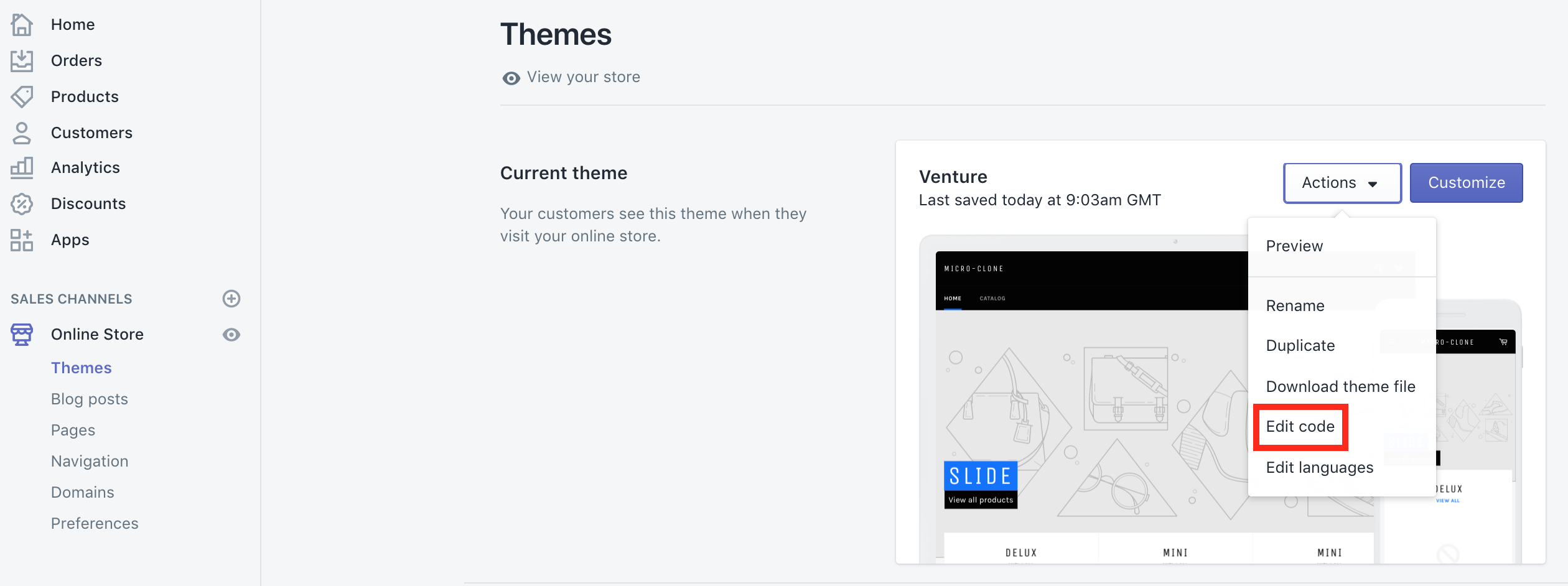 How to add Littledata's code snippet to your Shopify store templates