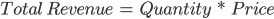 total revenue
