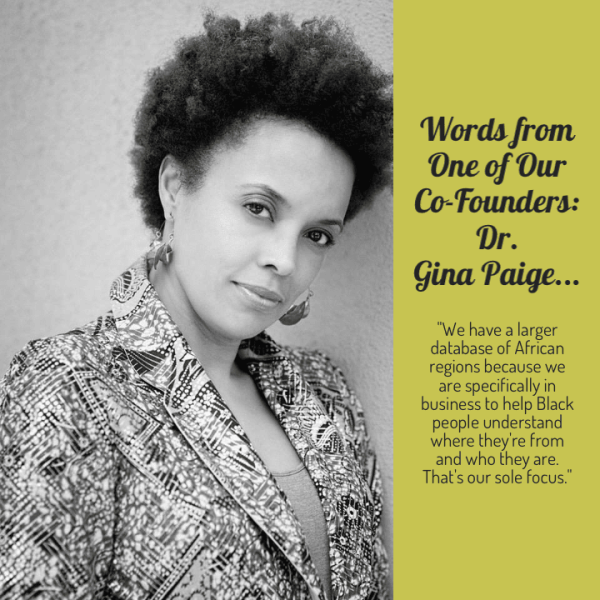 Gina Paige African Ancestry