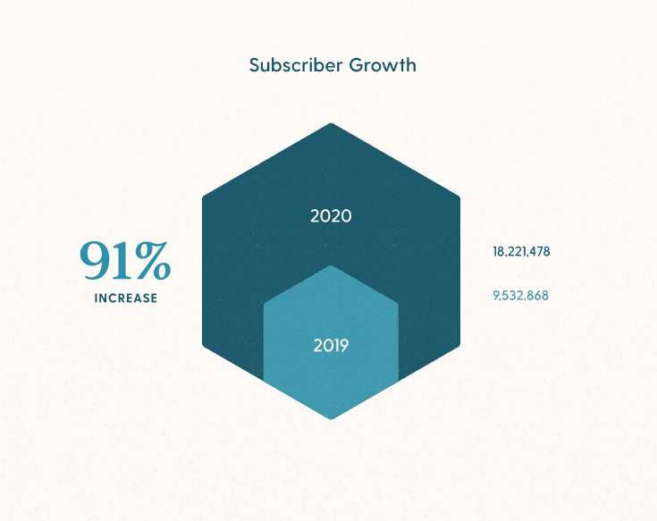ecommerce subscriber growth