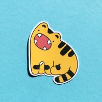 Big Mouth the tiger sitting down sticker