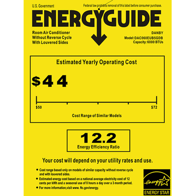 What Dandy air conditioners are energy star qualified?