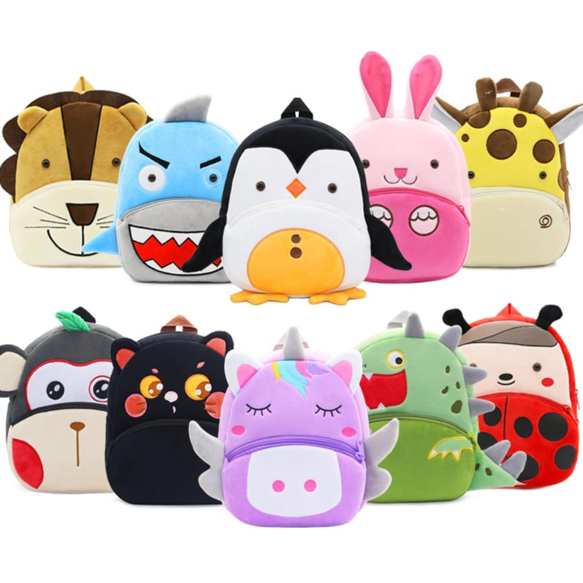【Premium Quality】 Cute Animals Cartoon Plush Children Backpacks Schoolbag Girls Boys casual Baby Bags alternate