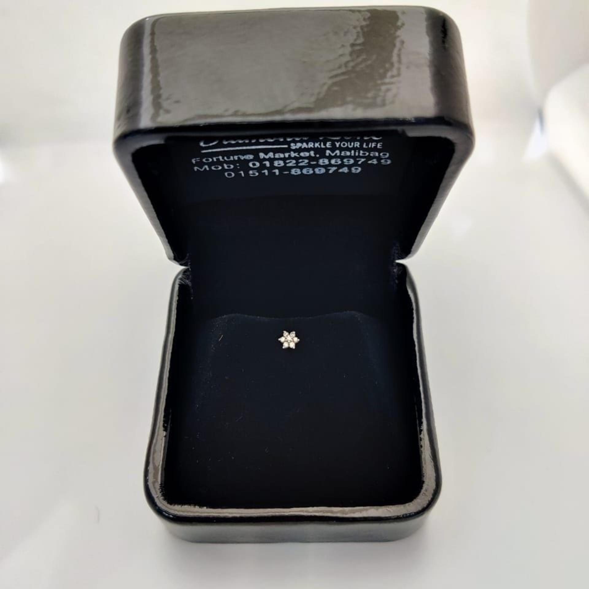 7 Stone Diamond Nose Pin alternate