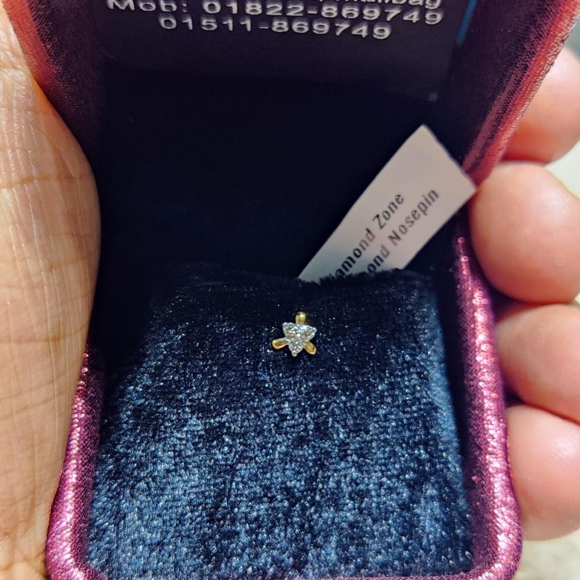 Real Diamond Nose pin