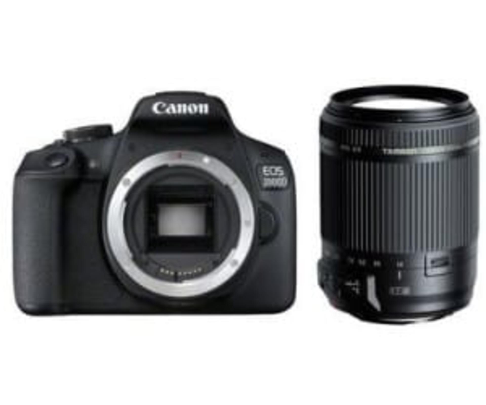 Canon EOS 2000D Digital SLR Camera with EF-S 18-55mm f/3.5-5.6 III Lens