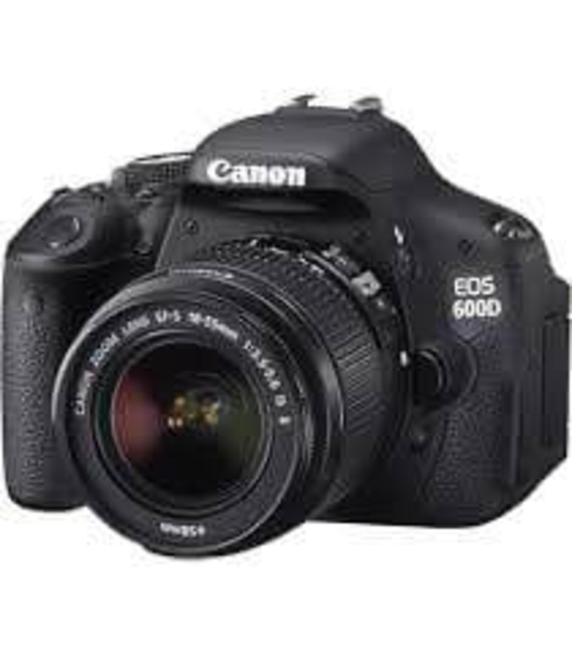 Canon EOS 600D (European EOS Rebel T3i) 18 MP CMOS Digital SLR Camera and DIGIC 4 Imaging with EF-S 18-55mm f/3.5-5.6 is Lens