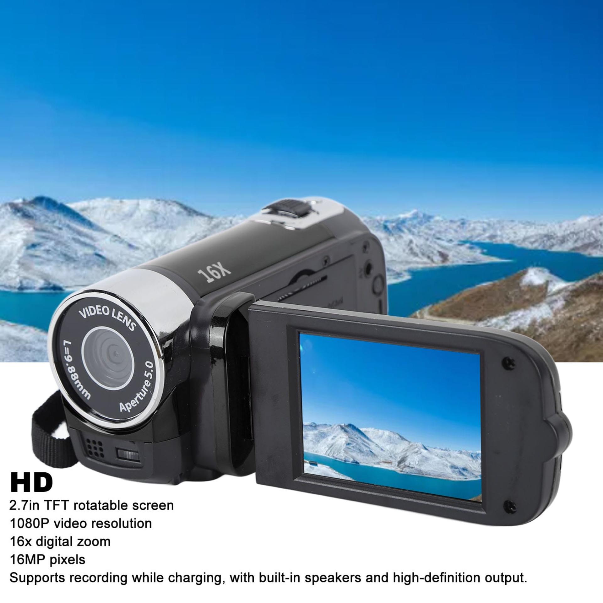 【Deal】 4K 48MP DV Camera 2.7in TFT Rotatable Screen 16x Digital Zoom Video Camera with USB Cable alternate