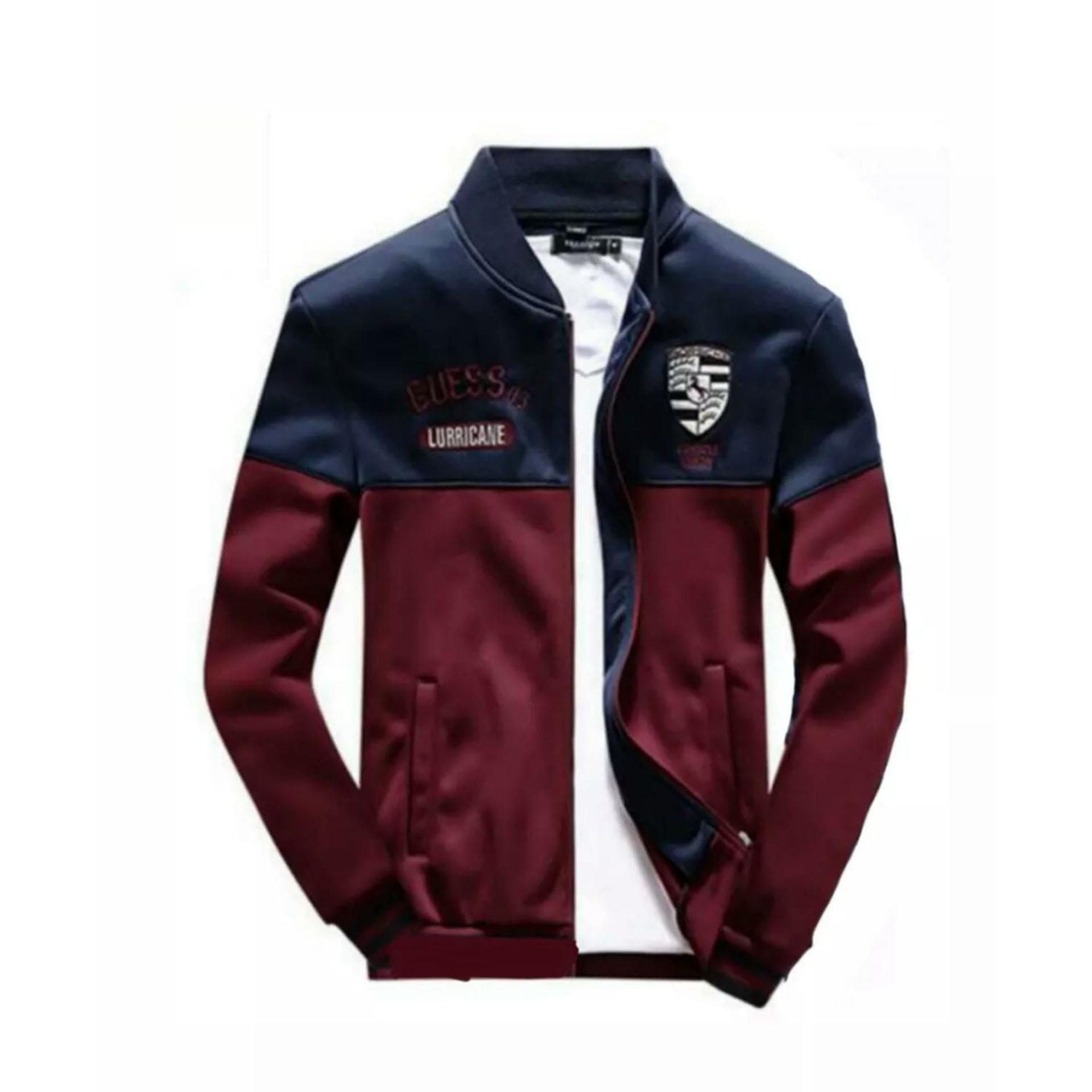 Maroon Cotton Jacket For Men