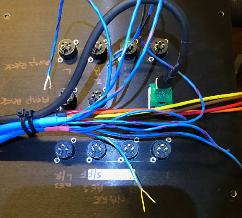 Custom wall panel with connector plates