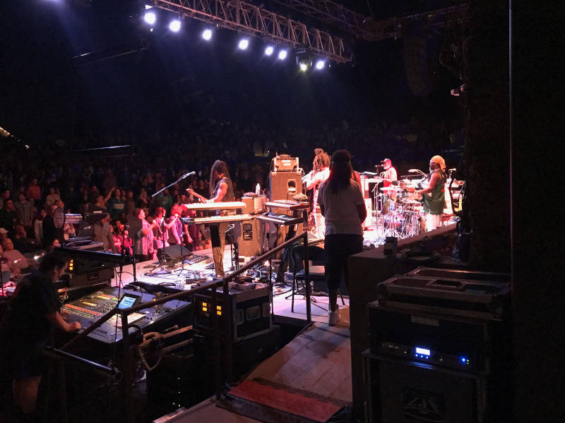 Front-of-house position at a live event