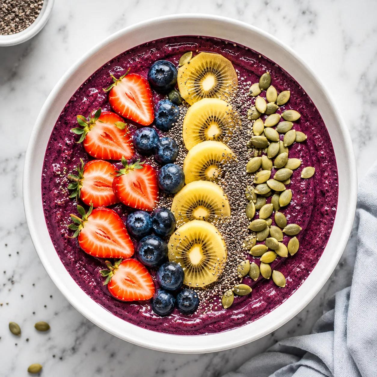 The Bloom Bowl — Berry Smoothie Bowl