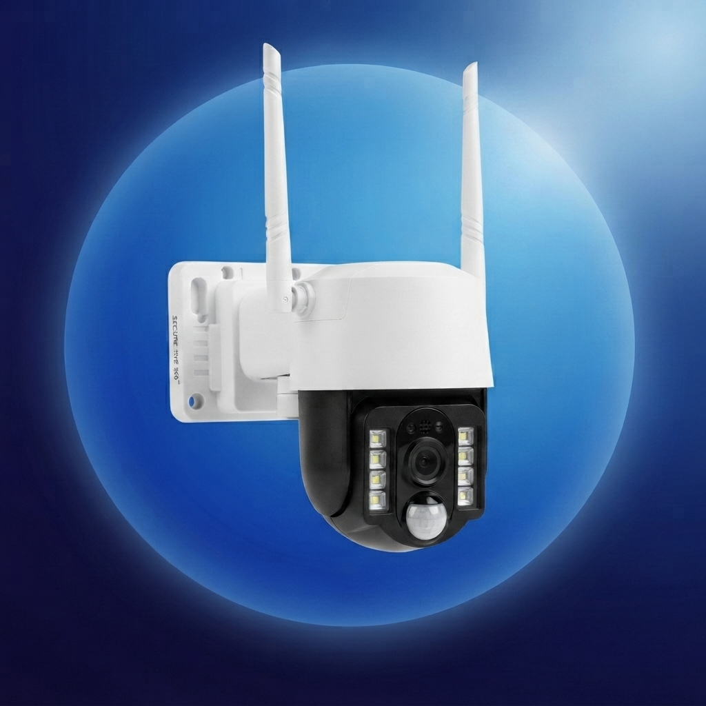 كاميرا طاقه شمسيه V380  واي فاي ( عدسه واحده)