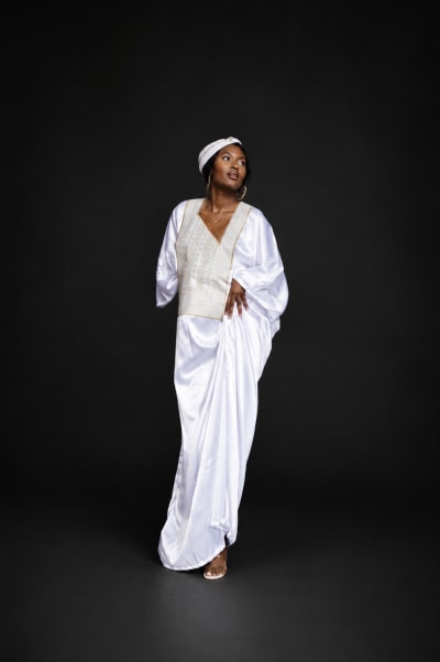 Le Caftan d'Or "Céleste"(la Soie)