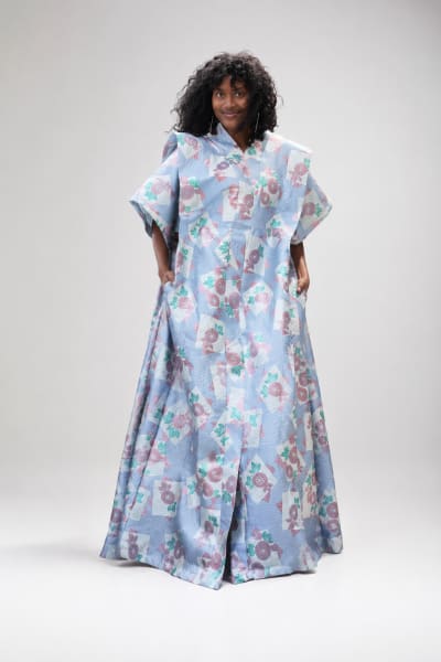 La Sublime Robe Longue aux Imprimés Fruités et Floraux