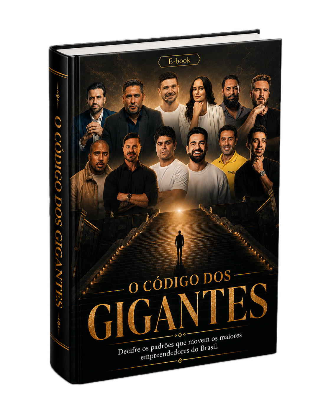 eBook O Código dos Gigantes em mockup 3D