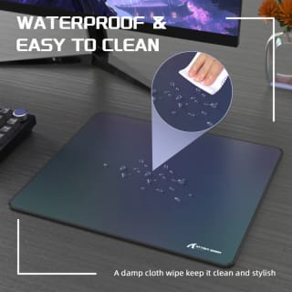 მაუსპადი - Attack Shark Mouse Pad CM03, L (450x400x4mm), purple-blue gradient