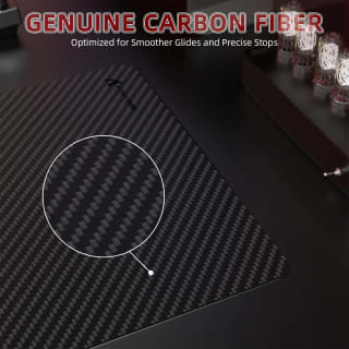 მაუსპადი - Attack Shark Mouse Pad CM04, S (365x280x14mm), carbon fiber, black