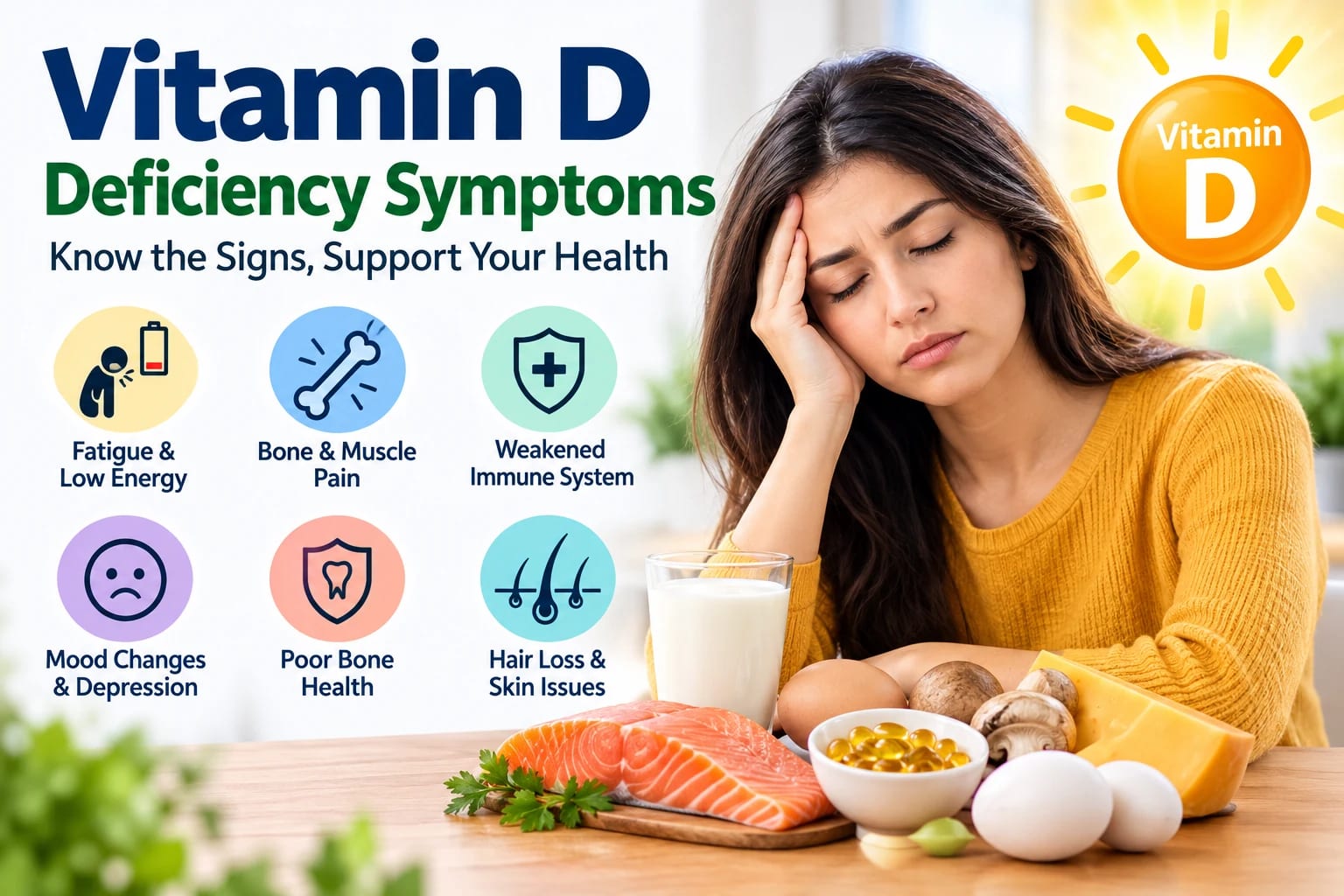 Vitamin D Deficiency Symptoms: 10 Signs You Shouldn't Ignore