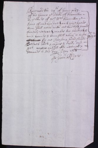 Hamilton Account F/2/380/21 : Folio