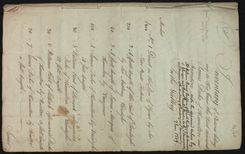 Hamilton Inventory 7 June 1759, M4/48 : Page 01