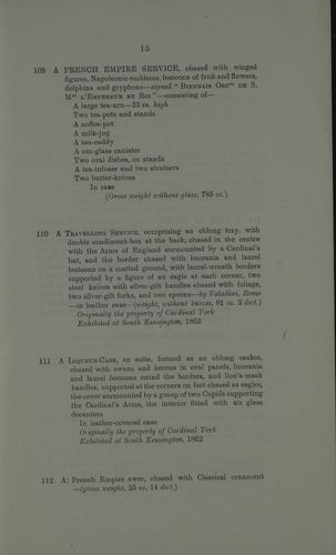 Hamilton Illustrated Auction Sale Catalogue - Silver 1919, NMS N/R : Page 15