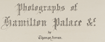 1882 (before) Annan Photographs