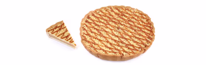 Hruškový koláč s karamelem