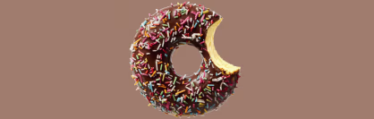 DONUT DARK COLOR SPRINKLES 